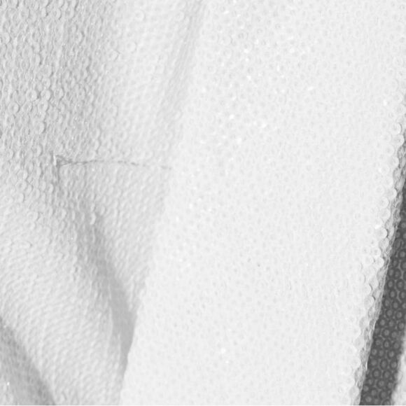 NWT Rachel Zoe Heather Fluid Maxi White Dress Sequin Size 4 - Picture 8 of 17